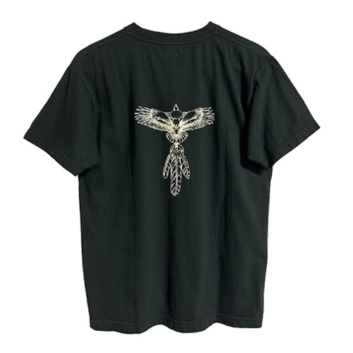 楽天VACATIONAcoustic アコースティック イーグルペンダントTシャツ AC23207 EAGLE PENDANT TEE 肉厚で柔らかな頑丈Tシャツ シンプルデザイン ヴィンテージ アメカジ ルード バイカー