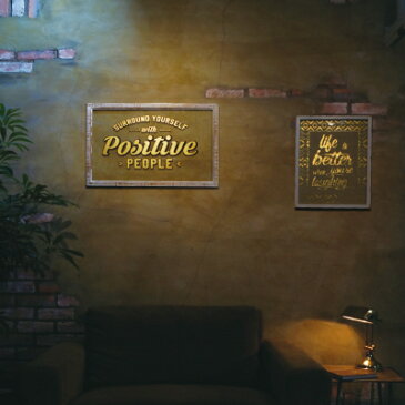 【HOUSE USE PRODUCTS】GLASS ART GILDING(グラスアートギルディング)Life is tough ガラス広告デザイン アメリカ雑貨 アメリカン雑貨 レトロ アンティークインテリア ショーウインドウ サインボード サインプレート ガラスフレーム 壁面装飾 ウォールデコ ディスプレイ