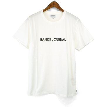 バンクス BANKS Tシャツ ラベル 半袖 Tシャツ ATSL01 LABEL STAPLE TEESHIRT シンプル ロゴプリント S/STEE シンプル クルーネックTシャツ mens メンズ 男性用 オーガニックコットン100% ショートスリーブTシャツ アメカジ ストリート サーフブランド