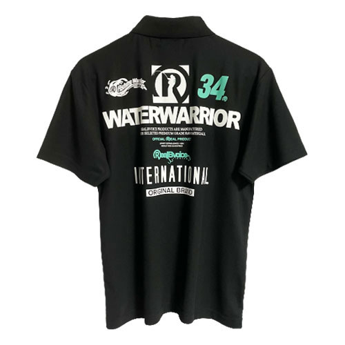 RealBvoice FISHING リアルビーボイス フィッシング FISHING WATER WARRIOR DRY POLO フィッシング ウォーターウォーリアー ドライ カノコ 半袖 ポロ シャツ 22ssrbv-fh-013 メンズ ラッシュ 吸水 速乾 ポロ シャツ サーフィン 釣り ジム トレーニング アウトドア