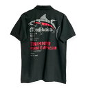 RealBvoice FISHING リアルビーボイス フィッシング ツナハンター ポロシャツ FISHING TUNA HUNTER POLO SHIRT 23SSRBV-FH-012 ブラッ..