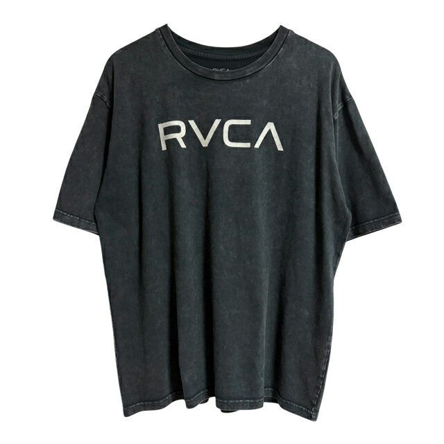 海外俱樂部（英格蘭） - RVCA ルーカ DAY DREAM RVCA SS デイドリーム ルーカ メンズ ヘビーウェイト 半袖 クルーネック Tシャツ ルカ BF041261 ビッグ オーバー 大きい ゆったり シルエット サイズ 硫化染め ヴィンテージ 加工 コットン 綿 100% バック プリント ロゴ サーフ スケボー ブランド