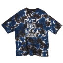 RVCA ルーカ ALL TIME SIDE SLIT ST サイド スリット Tシャツ BB041-206 タイダイ 染め 半袖 メンズ レディース ユニセックス 大きい オーバー サイズ ビッグ シルエット ルカ Tee ティー シャツ ペア リンク コーデ サーフィン スケート Tシャツ