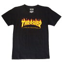 THRASHER スラッシャー KIDS FLAME LOGO TEE 