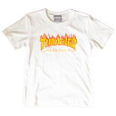 THRASHER スラッシャー KIDS FLAME LOGO TEE 