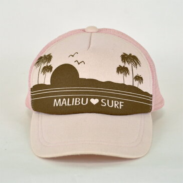 J.SHOCK LOVERS(ジェイショックラバーズ)MALIBU SURF マリブ サーフ プリント ロゴ メッシュキャップ MESH CAP スナップバック ベースボール キャップ 帽子 ストリート サーファー mens ladys メンズ レディース ユニセックス B系 HIPHOP ヒップホップ ダンス