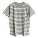 VELVA SHEEN(ベルバシーン)アンイーブンボーダーtシャツ161560U UNEVEN BORDER TEE TシャツボーダーTEE S/STEE 半袖Tシャツ クルーネックボーダーTシャツ ストライプTシャツ mens メンズ アメカジ バイカー マリン Tee 男性用 アメリカ製ティーシャツ