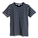 VELVA SHEEN(ベルバシーン)アンイーブンボーダーtシャツ161560U UNEVEN BORDER TEE TシャツボーダーTEE S/STEE 半袖Tシャツ クルーネックボーダーTシャツ ストライプTシャツ mens メンズ アメカジ バイカー マリン Tee 男性用 アメリカ製ティーシャツ