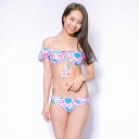【SALE】【期間限定】【JILLSTUART (ジルスチュアート)】シェルオフショルダービキニ 3色展開:ピンク/レッド/イエロー サイズ:7号/9号 レディ...