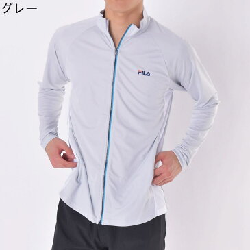 【SALE】 FILA (フィラ) UVウェア 6色展開:ブラック/グレー/ミント/ネイビー/ターコイズ/ホワイト サイズ:S/M/L/LL