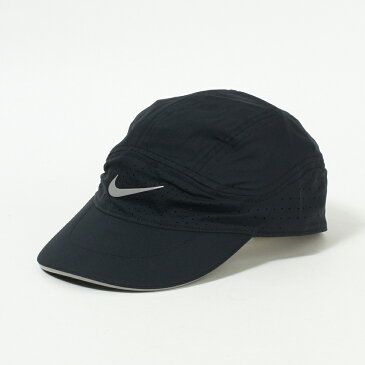 【NIKE(ナイキ)】ナイキ ユニセックス エアロビルテイルウィンドエリート ランニングキャップ ブラック メンズ レディース ランニングキャップ 黒 フリーサイズ BV2204A