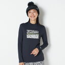 【ポイント10倍】【SALE】【送料無料】キャロウェイ ゴルフウェア レディース トップス Callaway 裏起毛ダブルニット長袖モックネックシャツ 女性 秋 冬 保温 ストレッチ KARUISHI(軽量肉厚保温・耐久磨耗性ニット)ブラック ピンク 全2色 M/L C24233205