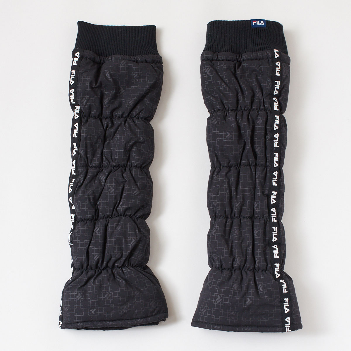 FILA（フィラ） ゴルフウェア レディース 小物 FILA ロゴテープ レッグウォーマー 女性 秋 冬 全2色 フリー 794945 防寒レッグウォーマー