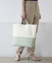 【50%OFFセール開催中】【公式】【TOPKAPI COULEUR】バイカラー ショルダー付き A4 トートバッグ トプカピ クリュ バック レディース