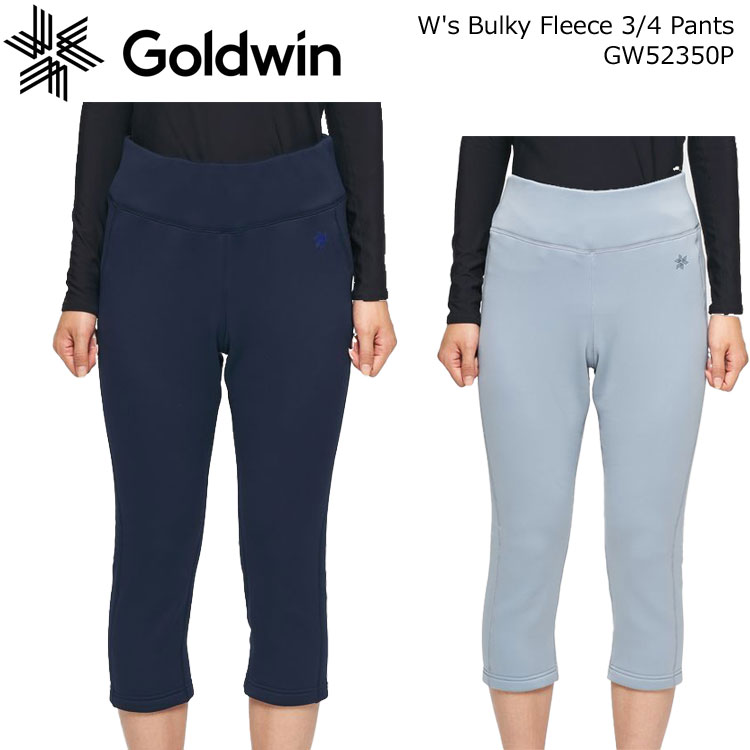 GOLDWIN/ゴールドウイン レディース スキーウェア 3/4パンツ W's Bulky Fleece 3/4Pants/GW52350P(2023) 1