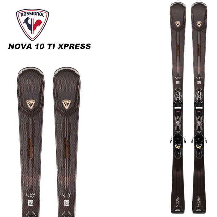 ROSSIGNOL Vj[ XL[ NOVA 10 TI XPRESS + XPRESS W 11 GW B83 BLACK GOLD rfBOZbg 23-24f