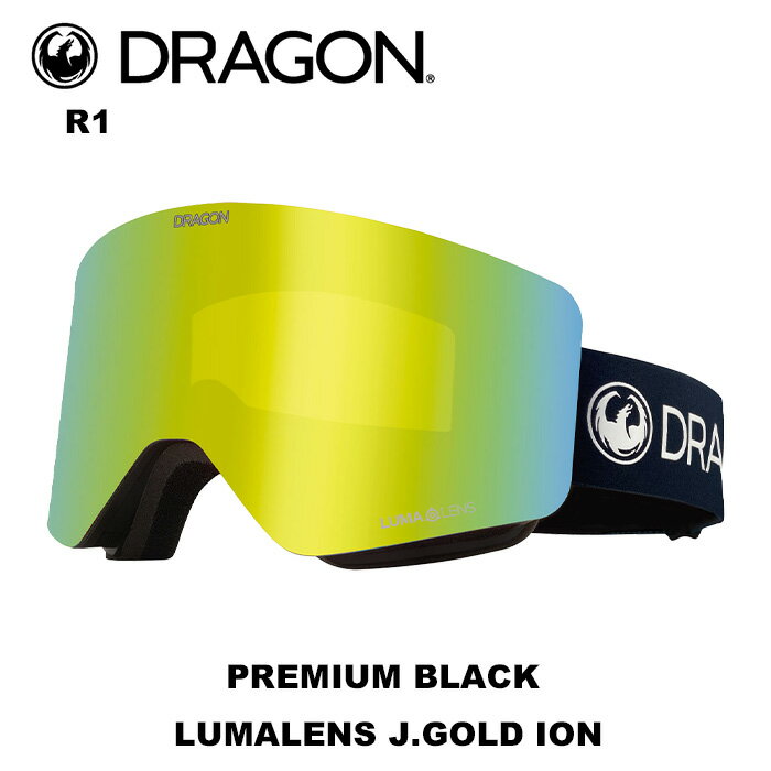 DRAGON hS S[O R1 PREMIUM BLACK LUMALENS J.GOLD ION 23-24 fyԕisiz