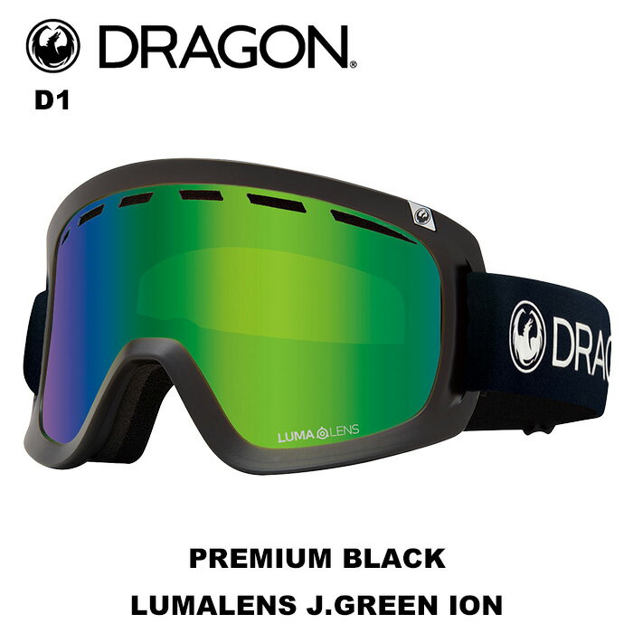 DRAGON hS S[O D1 PREMIUM BLACK LUMALENS J.GREEN ION 23-24 fyԕisiz