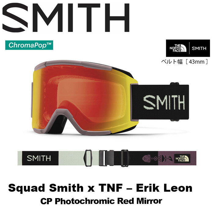 SMITH X~X S[OSquad Smith x TNF - Erik LeoniCP Photochromic Red Mirrorj23-24fyԕisiz