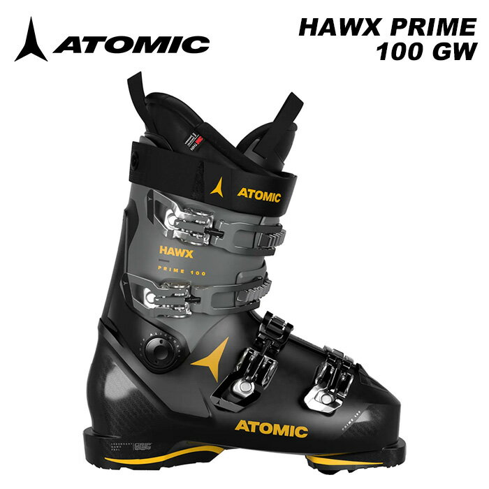 ATOMIC Ag~bN XL[u[c HAWX PRIME 100 GW Black/Grey/Saffron 23-24 f