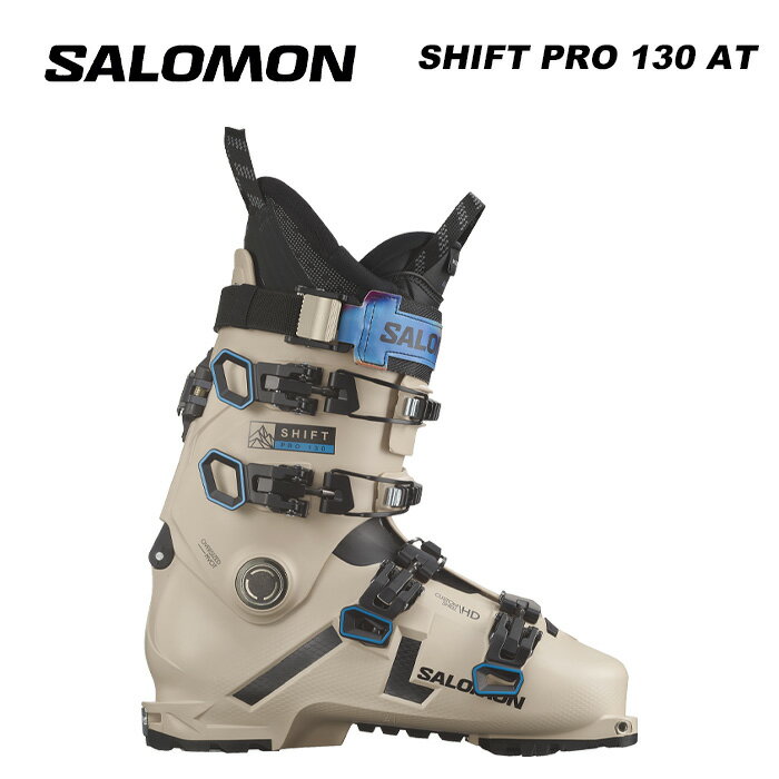 SALOMON サロモン スキーブーツ SHIFT PRO 130 AT Black / Sweet Lavender / Solar Power 23-24 モデル