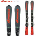 Nordica ノルディカ スキー板 TEAM JR FDT + JR 4.5 FDT ビンディングセット 23-24 モデル ジュニア