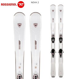 ROSSIGNOL ロシニョール スキー板 NOVA 2 + XPRESS W 10 GW B83 WHITE SPARKLE ビンディングセット 23-24モデル