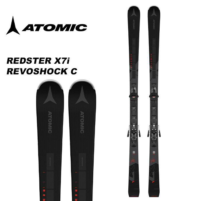 ATOMIC Ag~bN XL[ REDSTER X7i REVOSHOCK C + M 12 GW Black/Smoke rfBOZbg 23-24 f