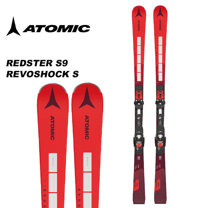 ATOMIC Ag~bN XL[ REDSTER S9 REVOSHOCK S + X 12 GW Red/Black rfBOZbg 23-24 f