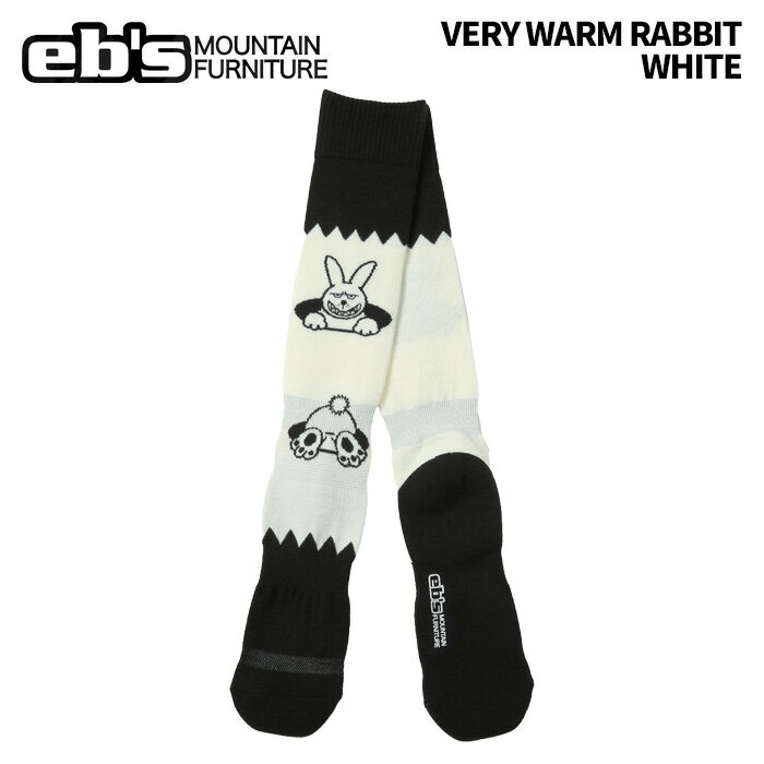 Rakuten - eb's エビス VERY WARM RABBIT WHITE ベリーウォームラビット ソックス 25-26モデル