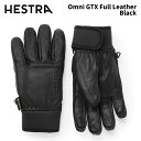 【31910-100】HESTRA ヘストラ グローブ Omni GTX Full Leather Black 24-25 モデル