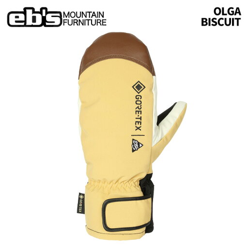 eb's【24/25・OLGA:BISCUIT】エビス オルガ グローブ 3WAY インナーグローブ付随 耐水 防水 保温 スノーボードグローブ eb's【24/25・OLGA:BISCUIT】エビス オルガ グローブ 3WAY インナーグローブ付随 耐水 防水 保温 スノーボードグローブ