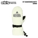 eb's【24/25・ST-DAMONDE MITT:SAND】エビス エスティダモンデミット ミトングローブ まさにスタンダードな性能を備えたスノーボードグロ...