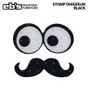 eb's【24/25・STOMP OHIGEKUN|BLACK】エビス スノボ スノーボード用 デッキパッド デッキパット 滑りどめ トラクション [メール便対...