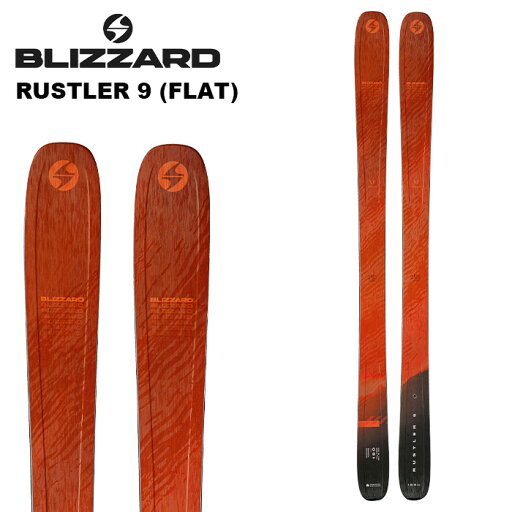 BLIZZARD ブリザード スキー板 RUSTLER 9 (FLAT) 板単品 24-25 モデル BLIZZARD ブリザード スキー板 RUSTLER 9 (FLAT) 板単品 24-25 モデル
