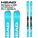 HEAD ヘッド スキー板 WORLDCUP REBELS E.GSR SPEEDBLUE + PR 11 GW ビンディングセット 24-25 モデル
