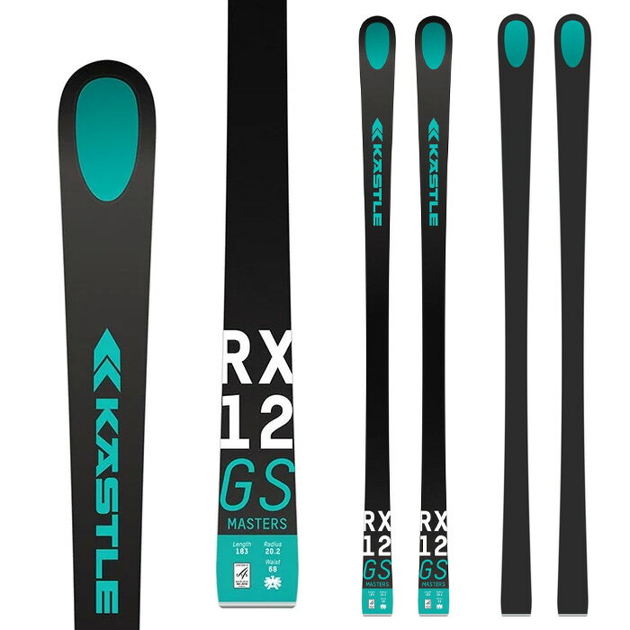 KASTLE ケスレ スキー板 RX 12 GS FACTORY FIS MASTERS + Plate WC PC Interface 10 mm (SOFT) 板 + プレート 25-26 モデル