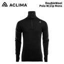 ACLIMA アクリマ ウェア DoubleWool Polo W/Zip Mens ダブルウール ポロ Wジップ メンズ 24-25(2025)モデル