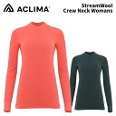 ACLIMA アクリマ ウェア StreamWool Crew Neck Womans ストリームウール クルーネック ウィメンズ 24-25(2025)モデル