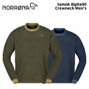 NORRONA ノローナ ウェア tamok Alpha90 Crewneck Men's 24-25(2025)モデル ジャケット