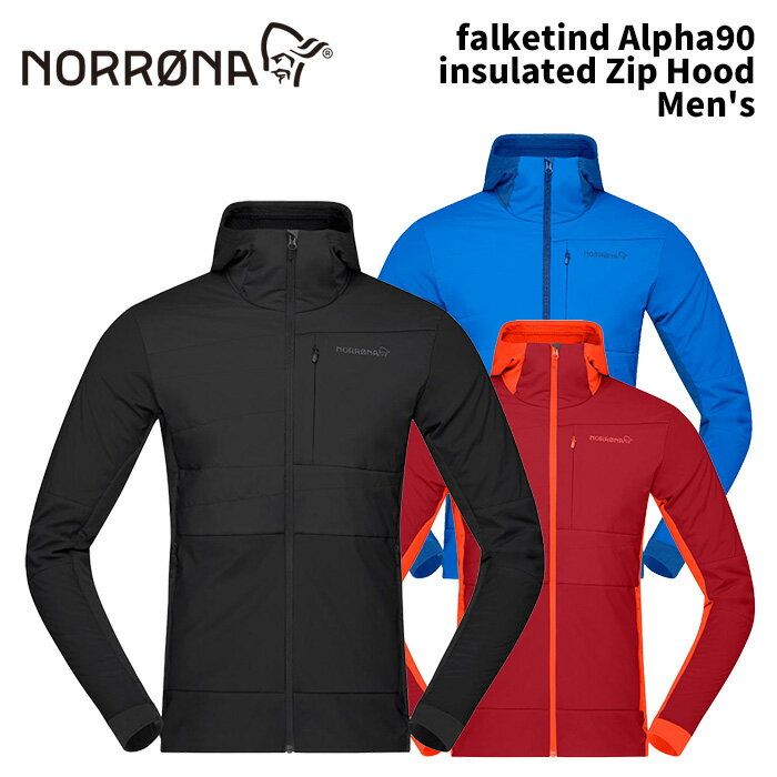 NORRONA ノローナ ウェア falketind Alpha90 insulated Zip Hood Men's 24-25(2025)モデル ジャケット
