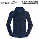 NORRONA ノローナ ウェア falketind alpha120 Zip Hood Women's 24-25(2025)モデル レディース ジャケット