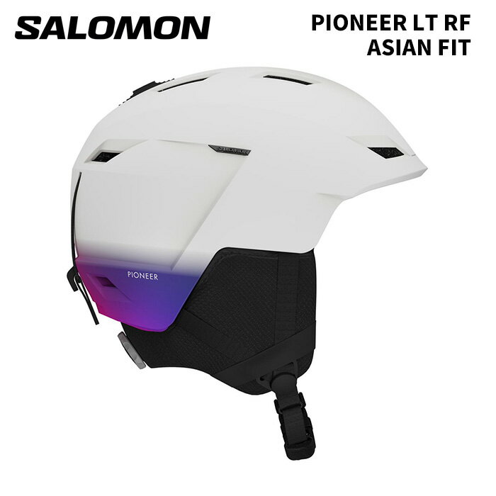 SALOMON サロモン ヘルメット PIONEER LT RF【ASIAN FIT】WHITE GRADIENT L47916700 25-26モデル