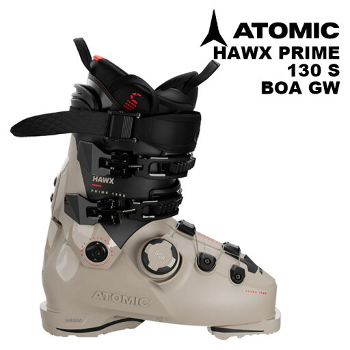 ATOMIC アトミック スキーブーツ HAWX PRIME 130 S BOA GW Cement/Black/Red 25-26 モデル ATOMIC アトミック スキーブーツ HAWX PRIME 130 S BOA GW Cement/Black/Red 25-26 モデル