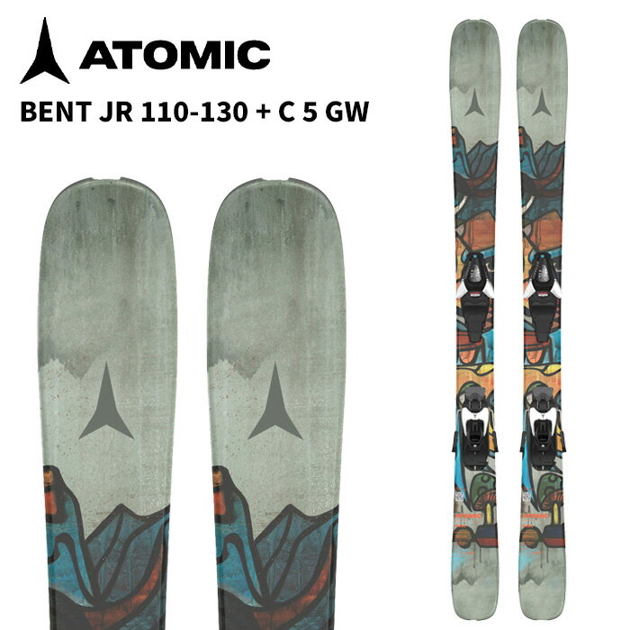 ATOMIC アトミック スキー板 BENT JR 110-130 + C 5 GW ビンディングセット 25-26 モデル キッズ