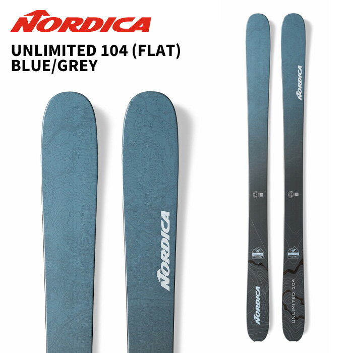 NORDICA Υǥ  UNLIMITED 104 (FLAT) BLUE/GREY ñ 25-26 ǥ