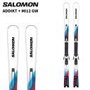 SALOMON サロモン スキー板 ADDIKT + MI12 GW ビンディングセット 25-26 モデル