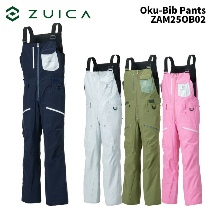 ZUICA Oku-Bib Pants / ZAM25OB02 25-26(2026)モデル ズイカ スキー ウェア ビブ パンツ