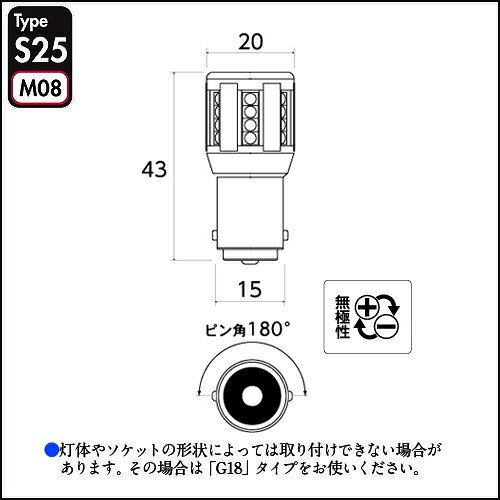 【送料無料】Valenti Moto【バイク用】ヴァレンティ M08 S25シングル アンバー ピ...