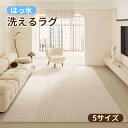 ラグ 洗える オールシーズン 80×120cm〜200×300cm 4.5畳 カーペット ラグマット おしゃれ 北欧 滑り止め ラグカーペット 夏用 冬用 ウォ...